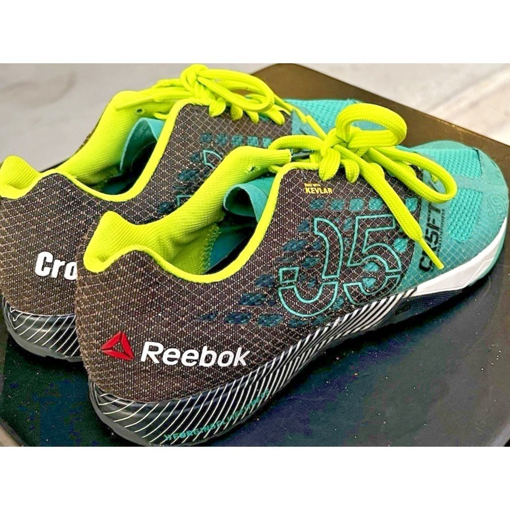 Reebok CrossFit Nano 5.0 Womens Sz 8 Training Shoes Green Black M49800
